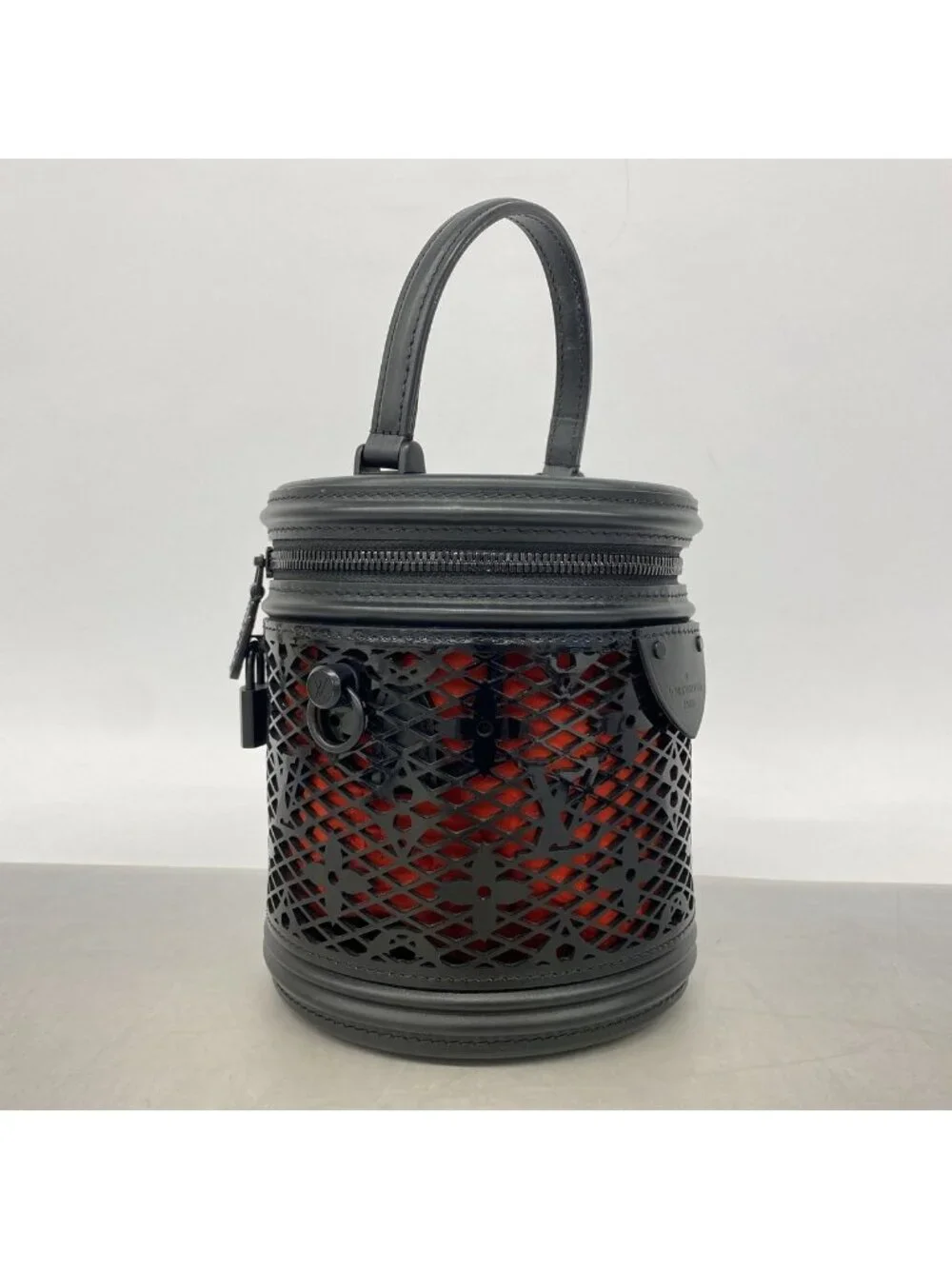 Louis Vuitton Monogram Lace Cannes Black 2-Way Bag